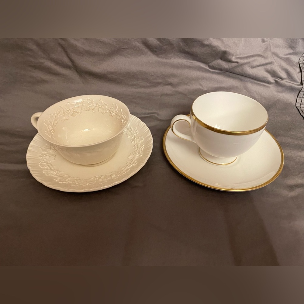 Vintage Wedgwood Teacups: Queensware And California